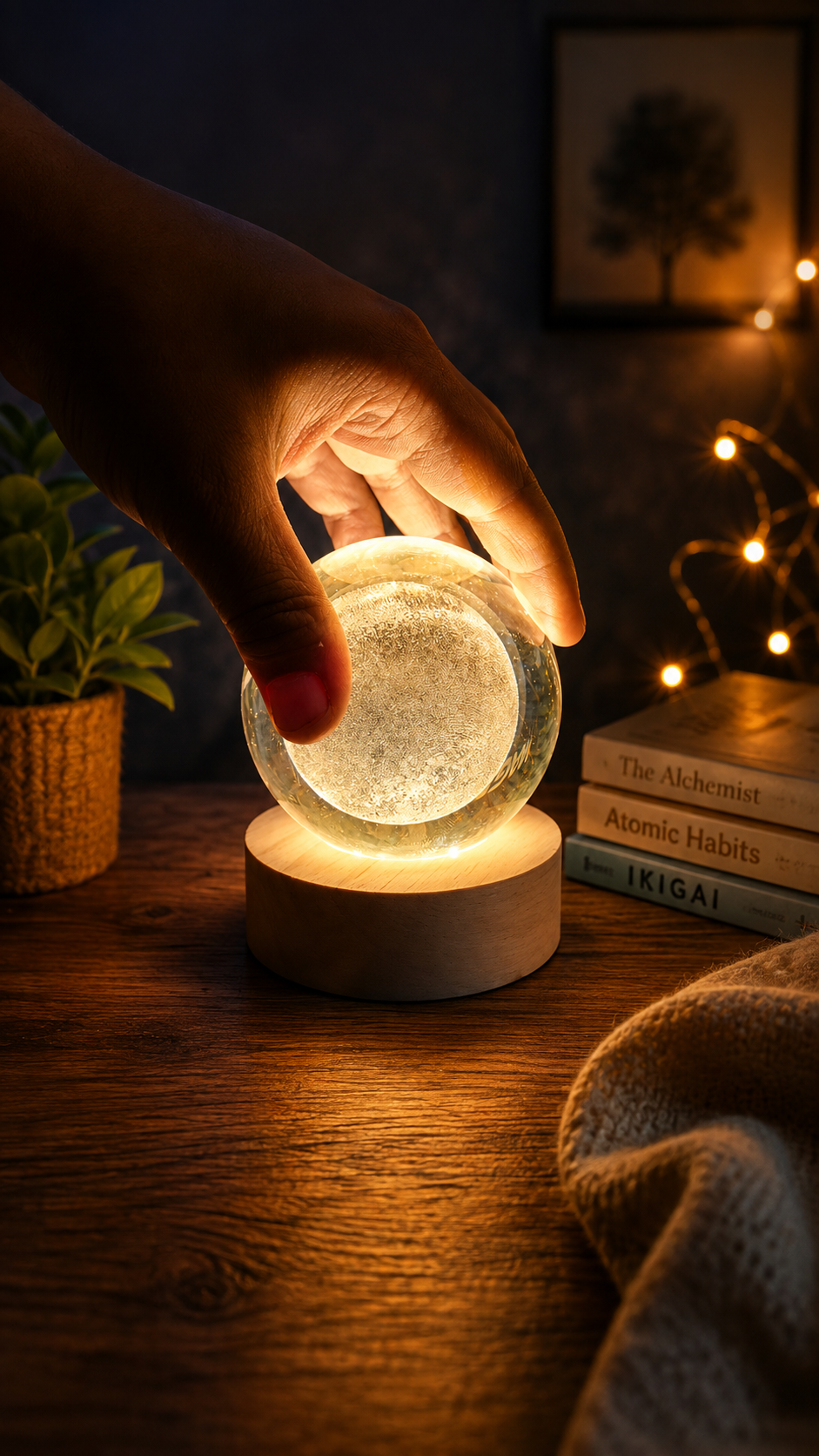 Crystal Ball LED Night Light